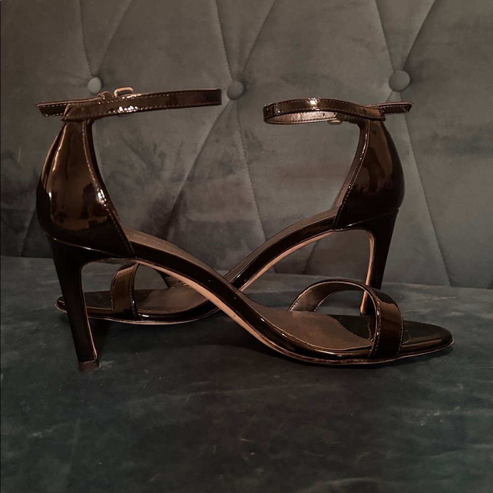 Stuart Weitzman Black Patent Leather Heels - Picture 3 of 7